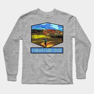 Laugavegur Trail Hike Iceland Vintage Long Sleeve T-Shirt